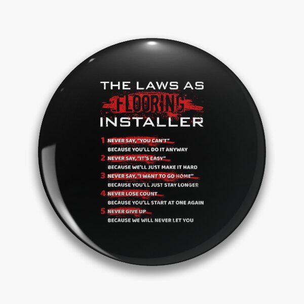 Item preview, Flooring Installer Laws Floor Installing Tiler Contractor designed and sold by KristenSophie.