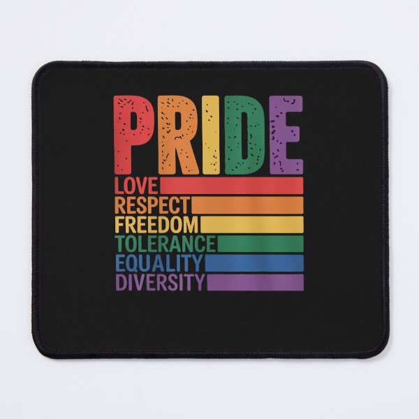 Item preview, 2025 Gay Pride Month Love Respect Freedom LGBTQ Rainbow designed and sold by Hofersofer.