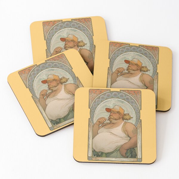 Item preview, Newly Discovered Alphonse Mucha Painting designed and sold by Tridentulus.