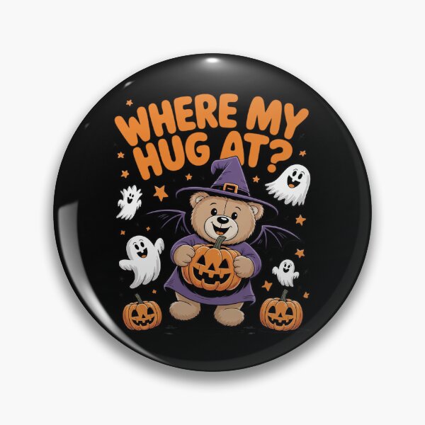 Item preview, Where My Hug at Cute Halloween Teddy Bear Spooky Season designed and sold by FndPardaL.