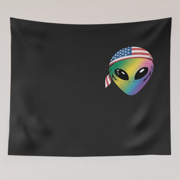 Item preview, Alien American Flag Sunglasses Shirt Cool Funny 4th July designed and sold by Hofersofer.