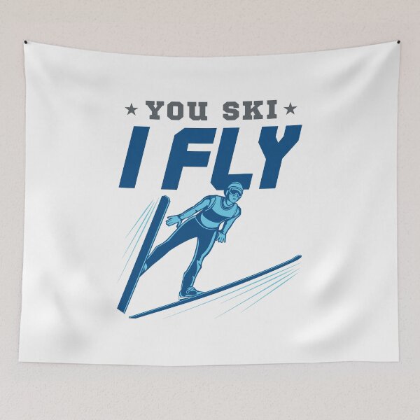 Item preview, Ski Jump Jumping You Ski I Fly designed and sold by jaygo.