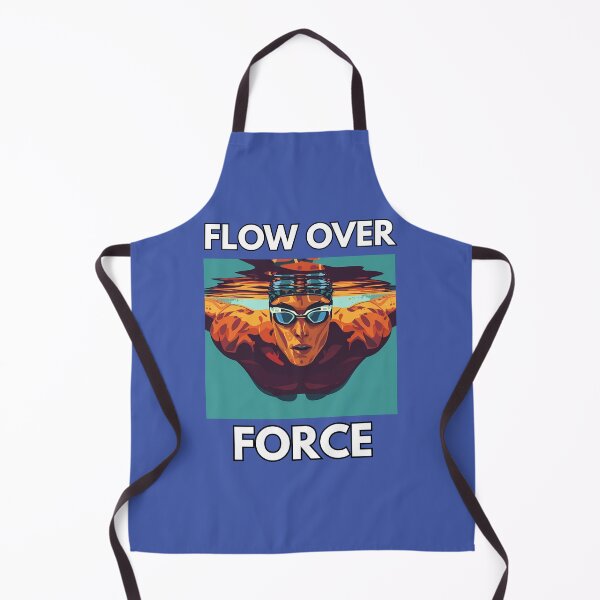 Item preview, Flow Over Force | Men’s Swimming Motivation Gift & Athlete Apparel designed and sold by endurothreads.