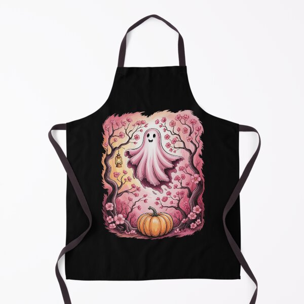 Item preview, Whimsical Pink Ghost, Enchanted Autumn Forest, Halloween designed and sold by JaskconLIfe23.