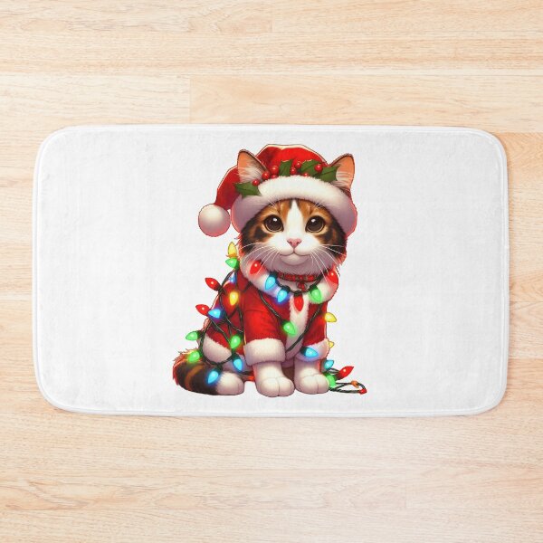 Artikelvorschau, Japanische Stummelschwanzkatze Weihnachten entworfen und verkauft von doodIllustrate.
