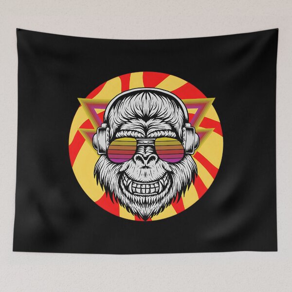 Item preview, Funny Monkey Funky Retro Sunglassed designed and sold by wiaezninv87.