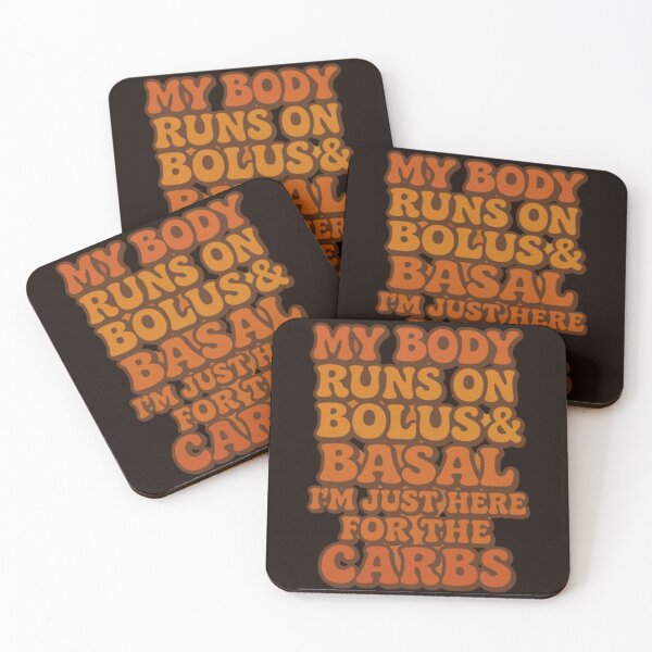 Item preview, Diabetic Humor on Bolus, Basal, and Carbs designed and sold by DiabetesPrints.