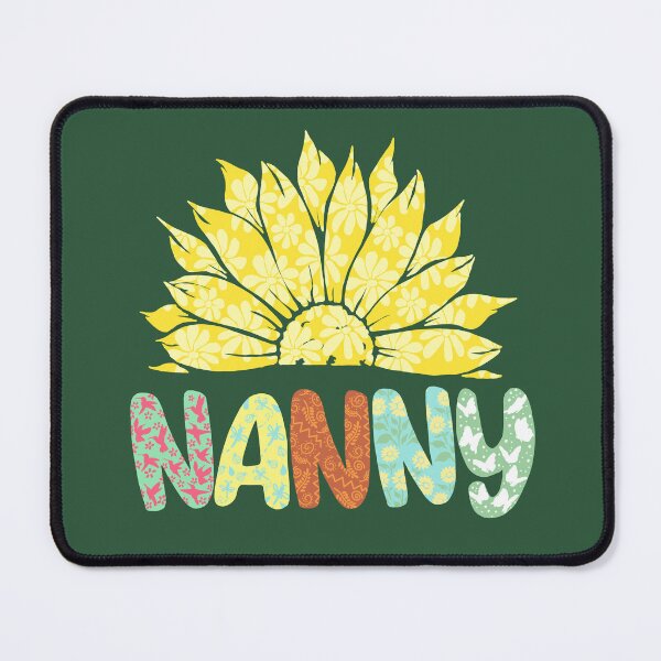 Item preview, Nanny and sunflower design with dark green background  designed and sold by missmann.