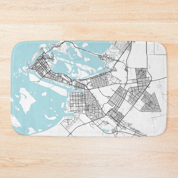 Item preview, Abu Dhabi City Map of the UAE - Circle designed and sold by deMAP.