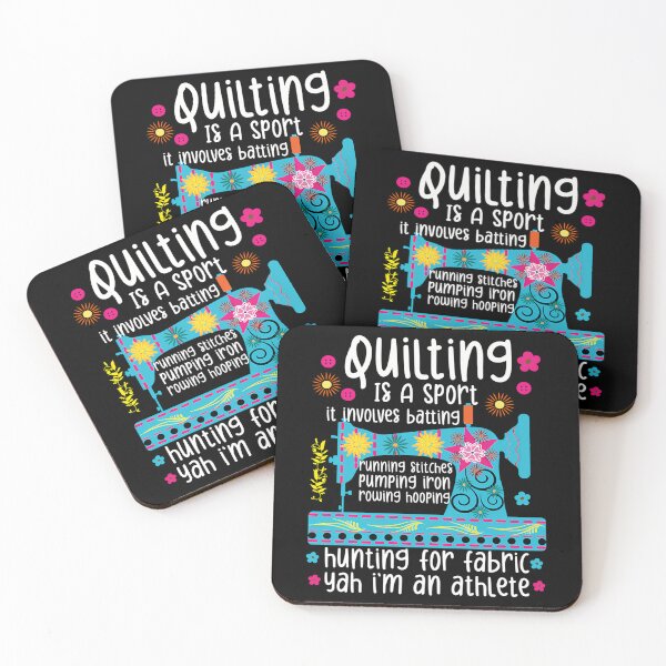 Item preview, Quilting Is A Sport It Involves Batting Hanting For Fabbric Yah I'M An Athlete designed and sold by MavisJoseph.