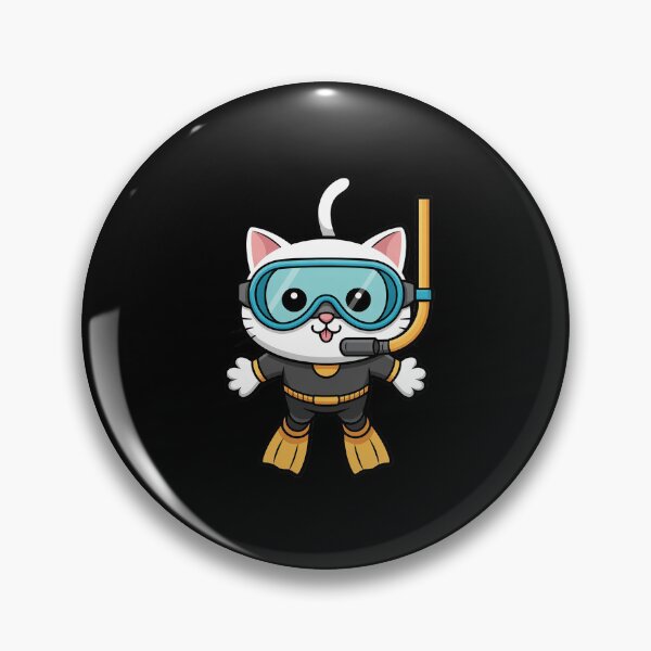 Item preview, White Cat Scuba Diving Pet Snorkeling designed and sold by JaskconLIfe23.