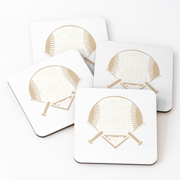 Item preview, I Can Do All Things Through Christ Baseball Design designed and sold by DeborahCarolyn.