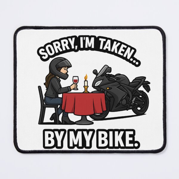 Item preview, Sorry, I'm Taken... By My Bike. designed and sold by ThrottleQueen.