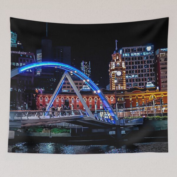 Item preview, The Arch Pedestrian Bridge across the Yarra River - Melbourne, Victoria, Australia designed and sold by Steven Jodoin.