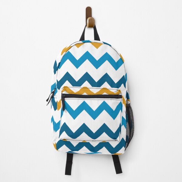 Item preview, Goldenrod, Cerulean, Aegean Blue Chevrons designed and sold by PSCSCo.