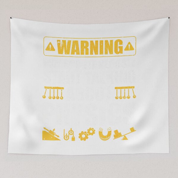 Item preview, Warning May Spontaneously Start Talking About Physics designed and sold by DeborahCarolyn.