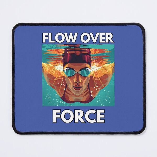 Item preview, Flow Over Force | Women’s Swimming Motivation Gift & Athlete Apparel designed and sold by endurothreads.