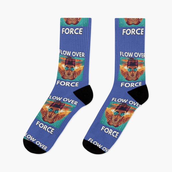 Item preview, Flow Over Force | Women’s Swimming Motivation Gift & Athlete Apparel designed and sold by endurothreads.