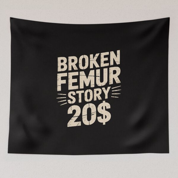 Item preview, Broken Femur Story For 20$ Get Well Soon designed and sold by margaridroso.
