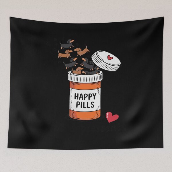 Item preview, Wiener Dog Sausage Puppy Lover Antidepressants Dachshund designed and sold by JaskconLIfe23.