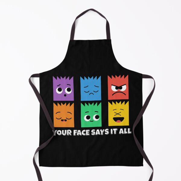 Item preview, Your Face Says It All – Colorful Emotions Cute Faces T-Shirt designed and sold by FlowlineVibes.