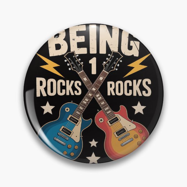 Item preview, Being 1 Rocks Guitar Three Year Old 1st Birthday Toddler designed and sold by margaridroso.