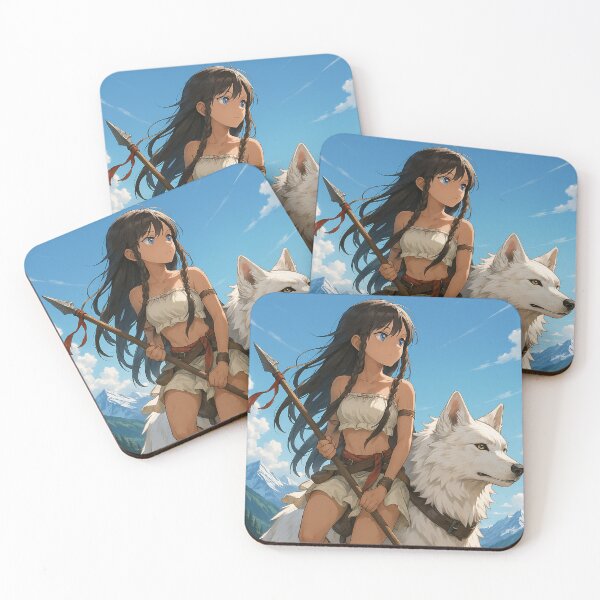 Item preview, Guardian of the White Wolf Peaks designed and sold by ArgentoArt.