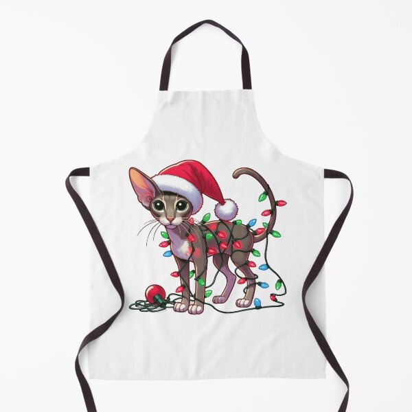 Item preview, Oriental Shorthair Cat Christmas designed and sold by doodIllustrate.