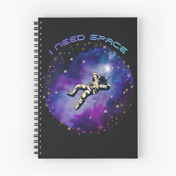 Item preview, I NEED SPACE Astronaut Floating in Galaxy T-Shirt designed and sold by FashionInSpaceOfficial.