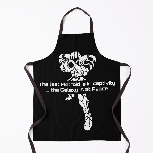 Item preview, Super Metroid Samus Quote - The Galaxy is at Peace Scifi Art white version designed and sold by FrikiQuotes4U.