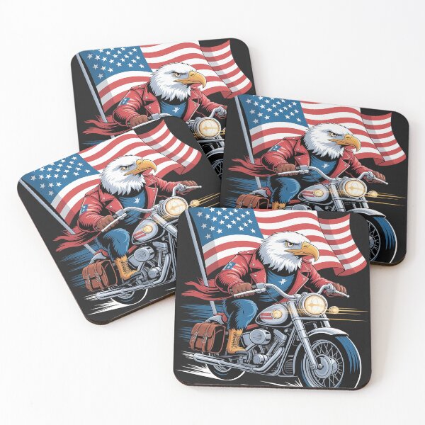 Item preview, Bald Eagle 4th of July USA independence Day patriotic designed and sold by Eskomeranola.