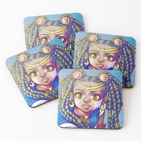 Item preview, Magical Girl ' Sailor Moon' Redraw – Black Girl Magic Edition designed and sold by Starsdab.Designs.