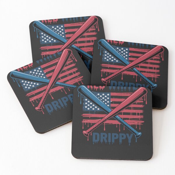 Item preview, Baseball Ice Cream Red White & Drippy 4th Of July Patriotic designed and sold by Eskomeranola.