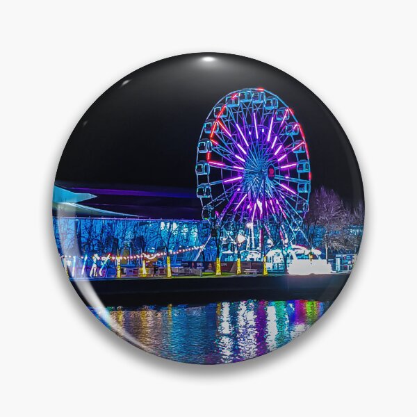 Item preview, Colourful Ferris Wheel by the Yarra - Melbourne, Victoria, Australia designed and sold by Steven Jodoin.