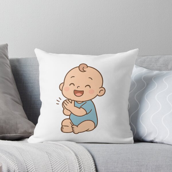 Item preview, Happy Clapping Baby – Cute Cartoon Design designed and sold by luckyyouth.