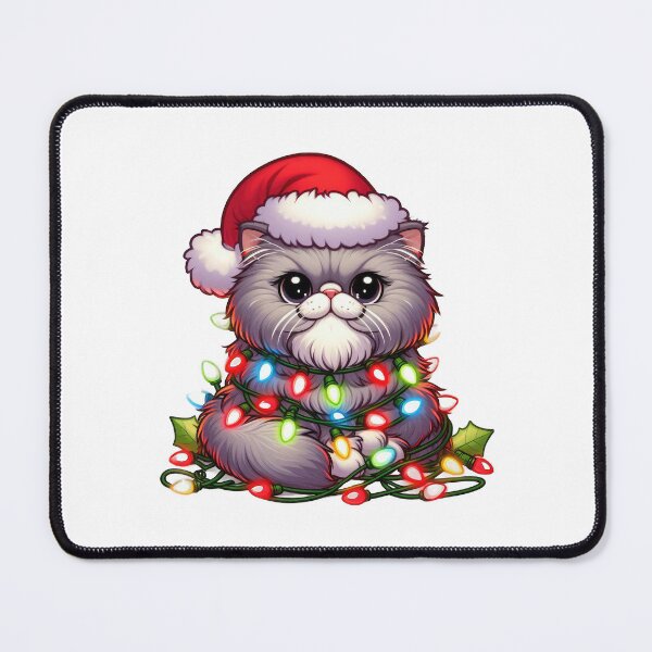 Item preview, Persian Cat Christmas designed and sold by doodIllustrate.