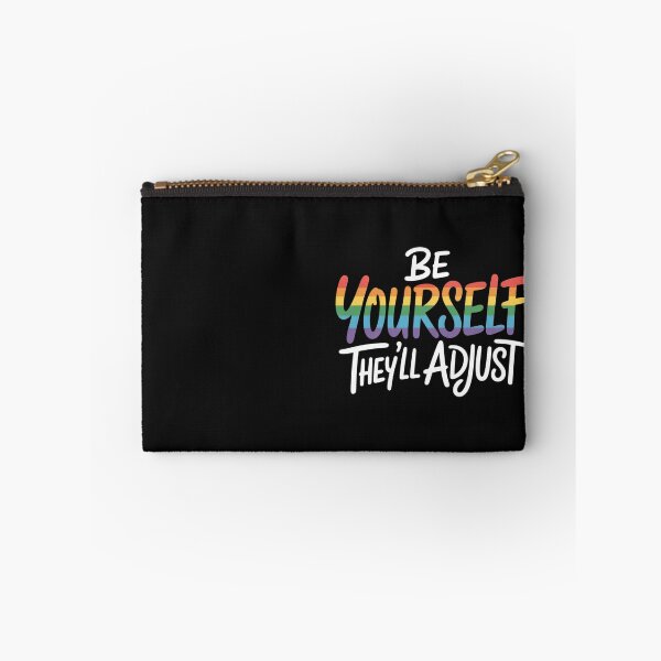 Item preview, Be Yourself They'll Adjust LGBTQ Rainbow Flag Gay Pride Ally designed and sold by Eskomeranola.
