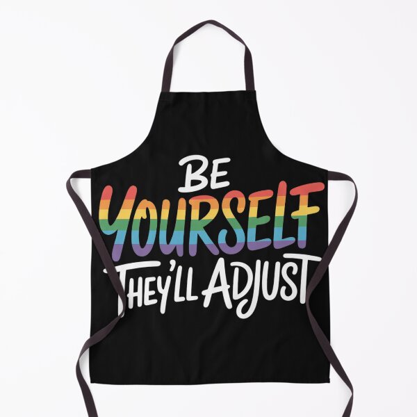 Item preview, Be Yourself They'll Adjust LGBTQ Rainbow Flag Gay Pride Ally designed and sold by Eskomeranola.