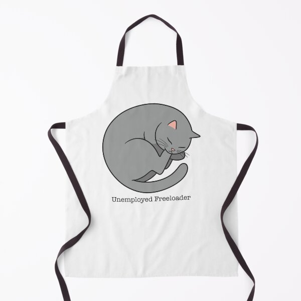 Item preview, Unemployed Freeloader – Sleeping Cat Illustration designed and sold by PIXEL POP DESIGNS - Beyond the Norm!.