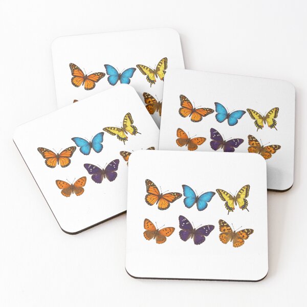 Item preview, A Kaleidoscope of Detailed Watercolor Butterflies designed and sold by Thidagrafictic.