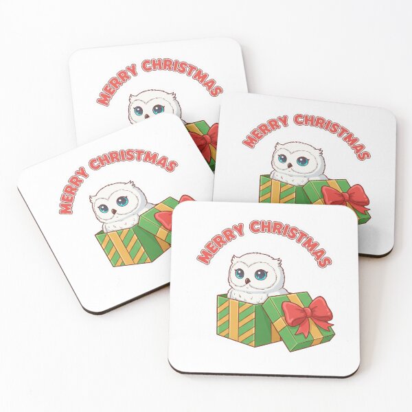 Item preview, Christmas Owl in Holiday Gift Box designed and sold by Astraskal.