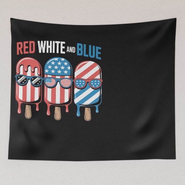 Item preview, Boy Red-White-Blue 4th July American Flag Popsicle Patriotic designed and sold by Eskomeranola.
