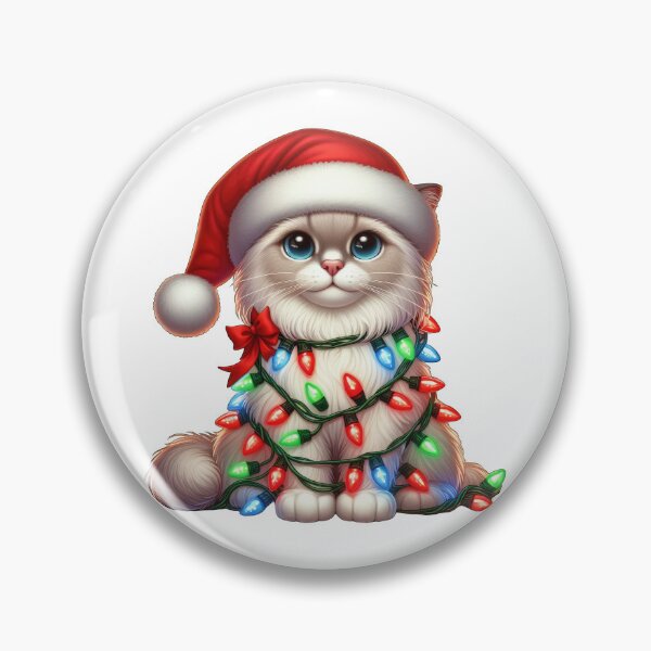 Item preview, Ragdoll Cat Christmas designed and sold by doodIllustrate.