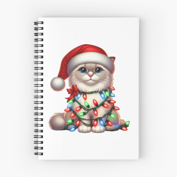 Item preview, Ragdoll Cat Christmas designed and sold by doodIllustrate.