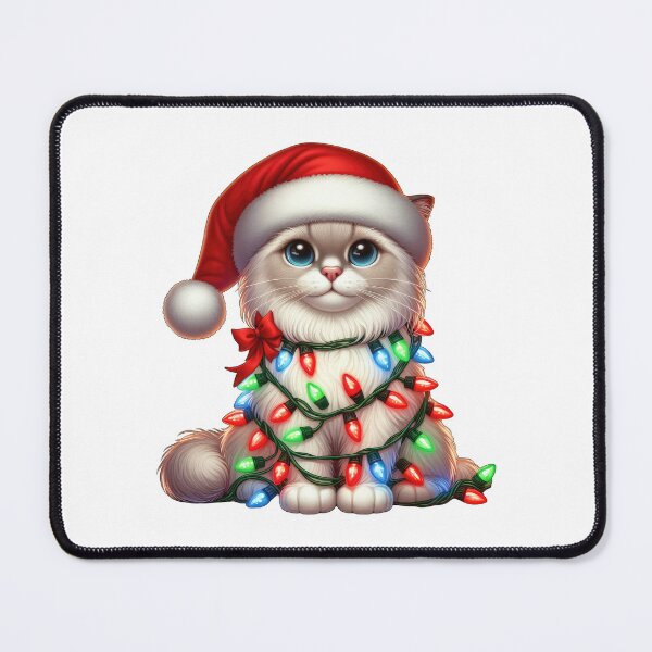 Item preview, Ragdoll Cat Christmas designed and sold by doodIllustrate.