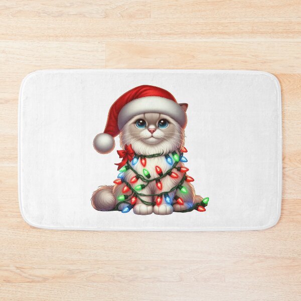 Item preview, Ragdoll Cat Christmas designed and sold by doodIllustrate.