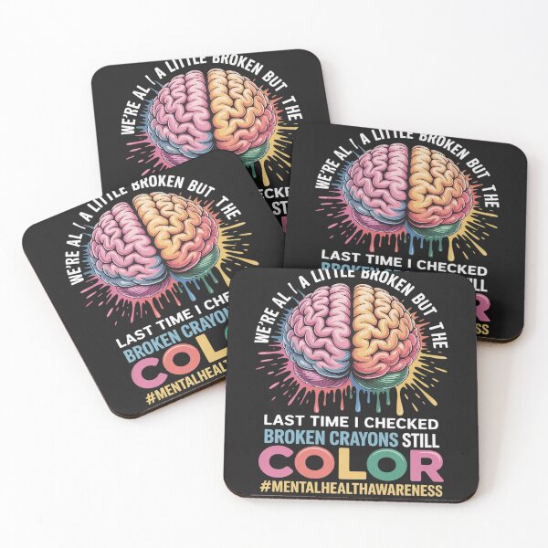 Item preview, Broken Crayons Still Color Mental Health Awareness Support designed and sold by Eskomeranola.