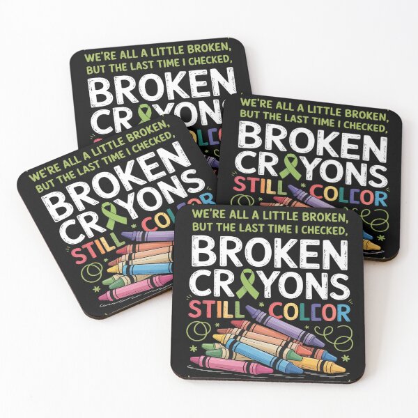 Item preview, Broken Crayons Still Color Mental Health Matters Awareness 3 designed and sold by Eskomeranola.
