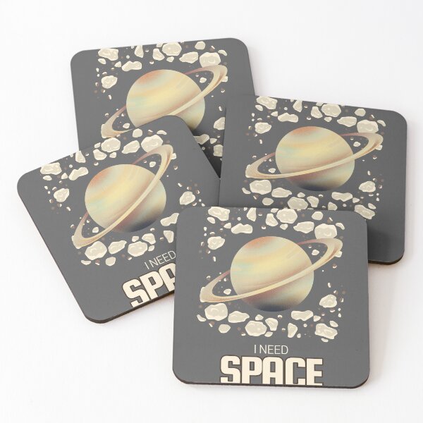 Item preview, I NEED SPACE Retro Saturn Planet T-Shirt designed and sold by FashionInSpaceOfficial.
