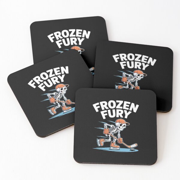 Item preview, Winter Fury Skeleton Ice Hockey Skater designed and sold by TechnicalSara.